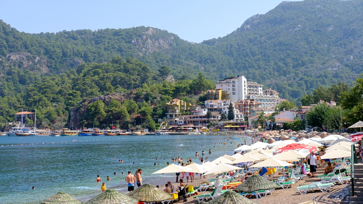 Turunç Beach​​​​​​​, Marmaris, Turecko