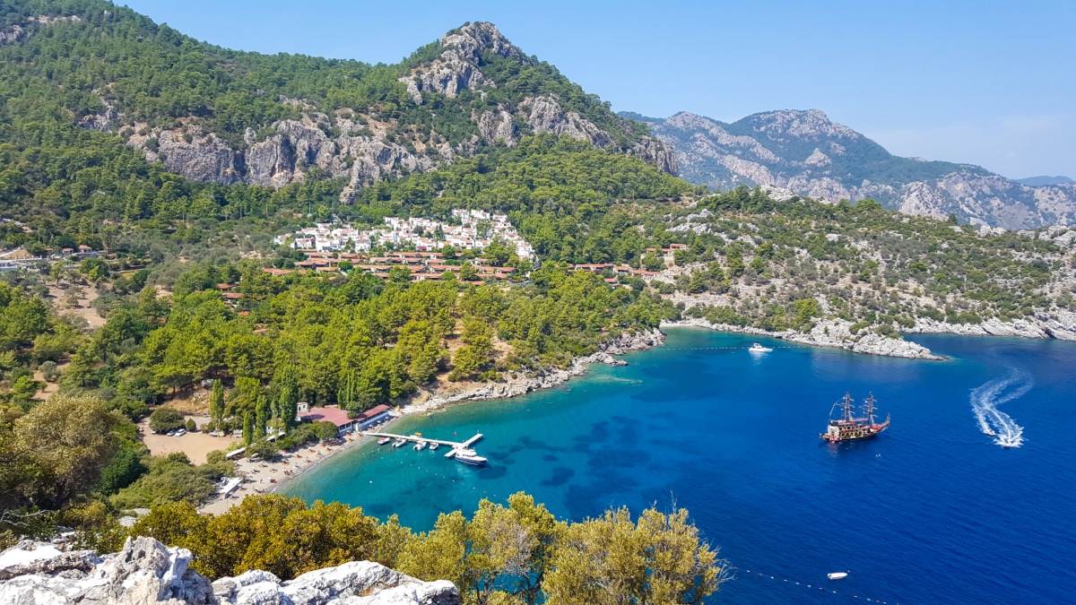 Amos Beach​​​​​​​, Marmaris, Turecko