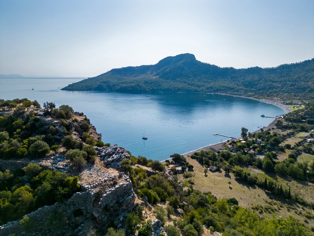 Antické mesto Amos, Marmaris, Turecko