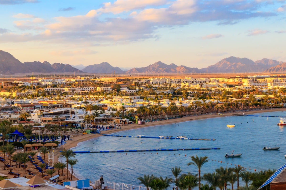 Záliv Na’ama Bay, Sharm el Sheikh, Egypt