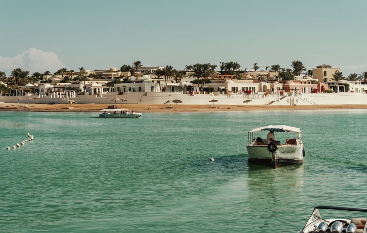 Pláže v El Gouna, Egypt