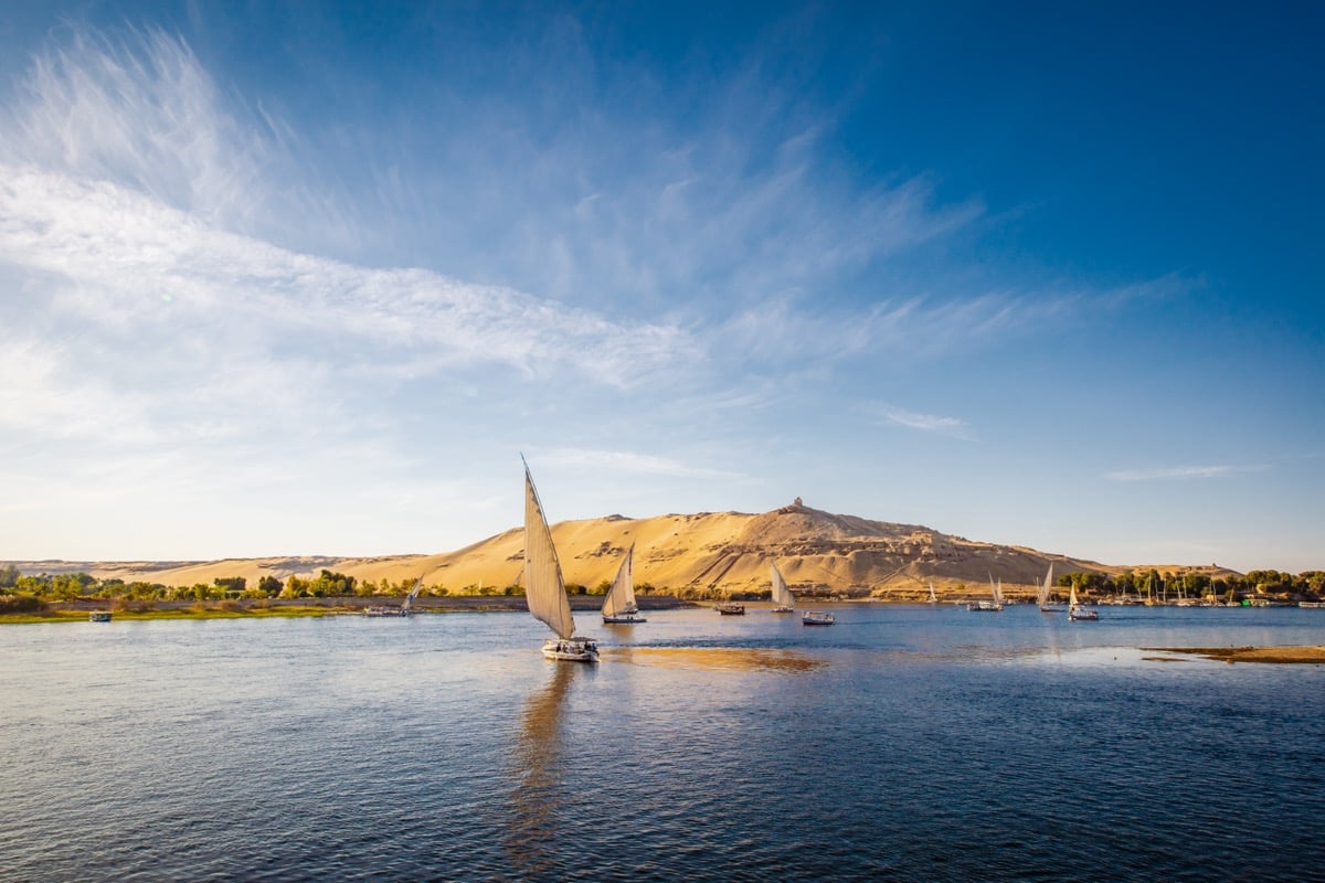 Plavba po Níle, Egypt