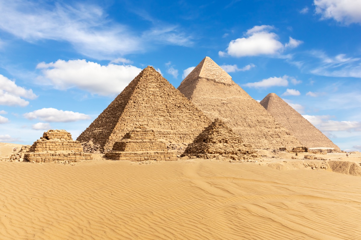 Pyramídy v Gíze, Egypt