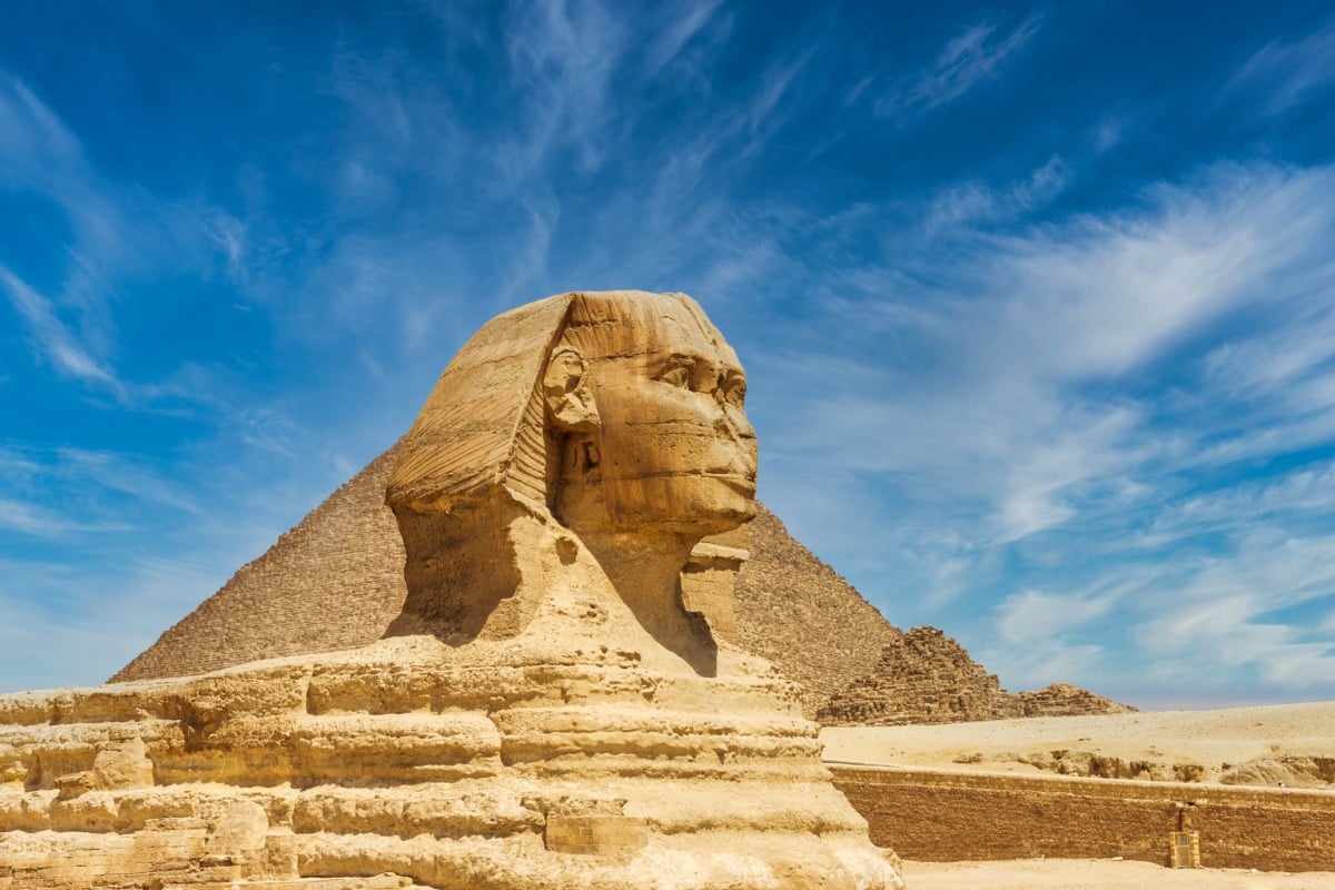 Veľká sfinga, Egypt, Gíza