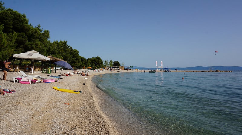 Pokojná pláž Cvitačka