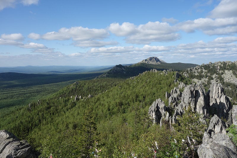 Národný park Taganai na juhu Uralu