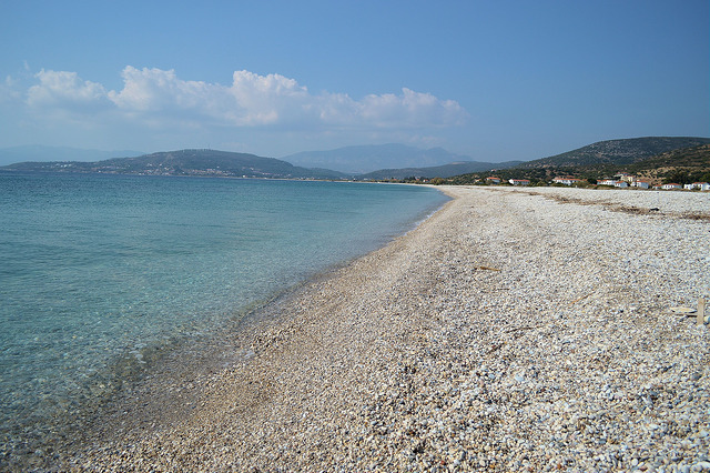 Pláž Psili Ammos Beach