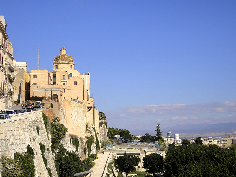 Hrad Castello v Cagliari