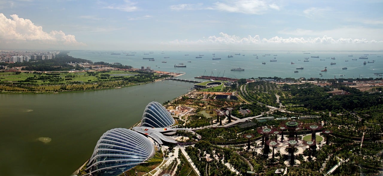 Singapurje jedným z najdôležitejších obchodných centier na svete