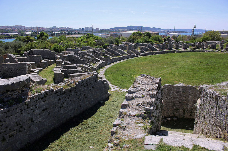Archeologické nálezisko v meste Solin