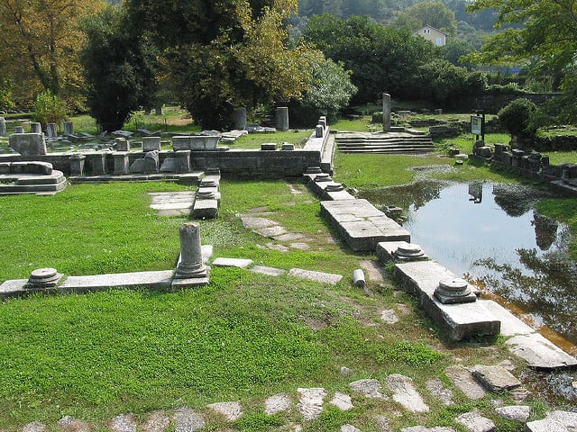 Pozostatky antickej Agory v Limenas Thasou