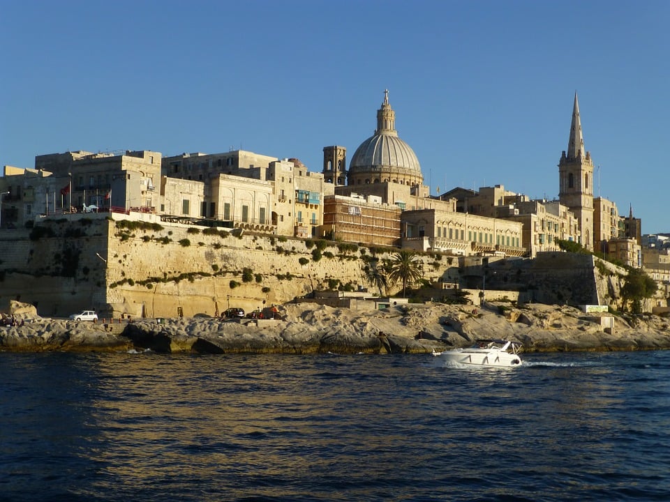 Pohľad na mesto La Valletta
